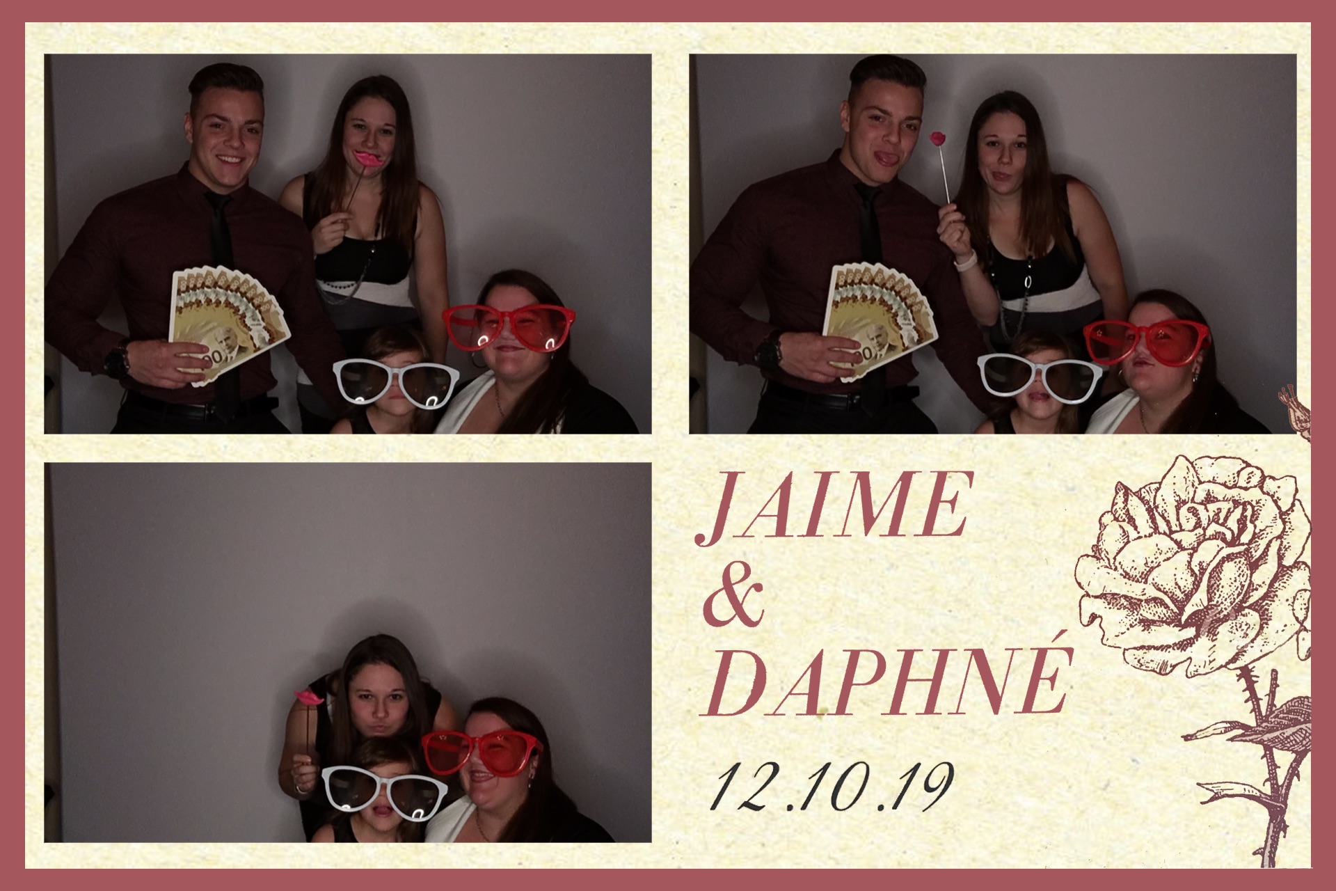 Mariage de Daphné et Jaime | View more photos from the event at album.pbooth.red/u/Photobooth-RED/Mariage-de-Daphné-et-Jaime